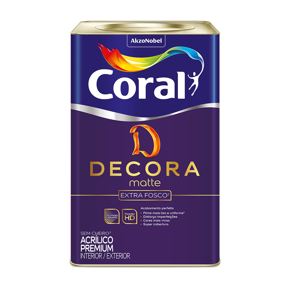 Coral Decora Matte Lata